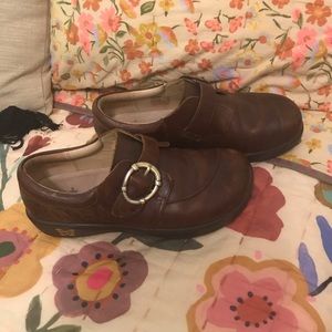 Alegria Brown Loafers.